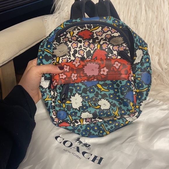 Multi Flower Mini Campus Backpack - Picture 9 of 9